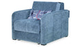 Gray Chenille Sleeper Chair A8430