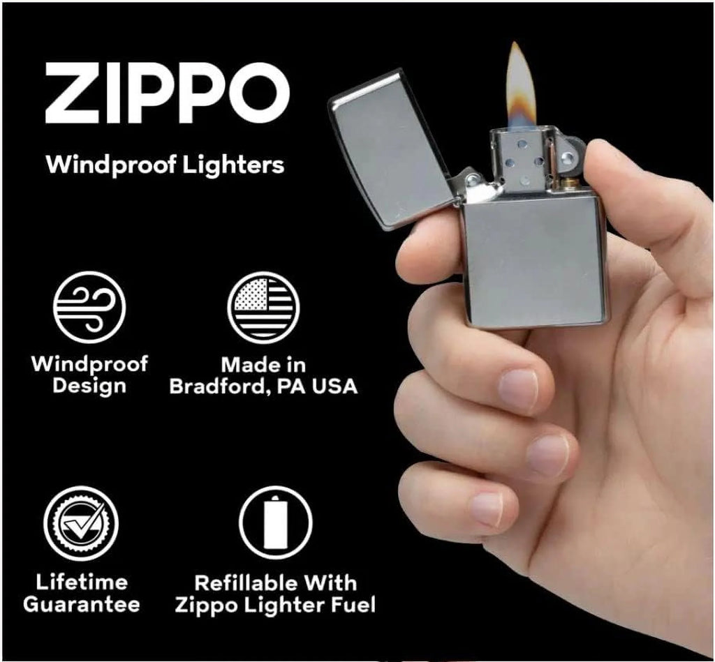 Black Matte Zippo Lighter C871