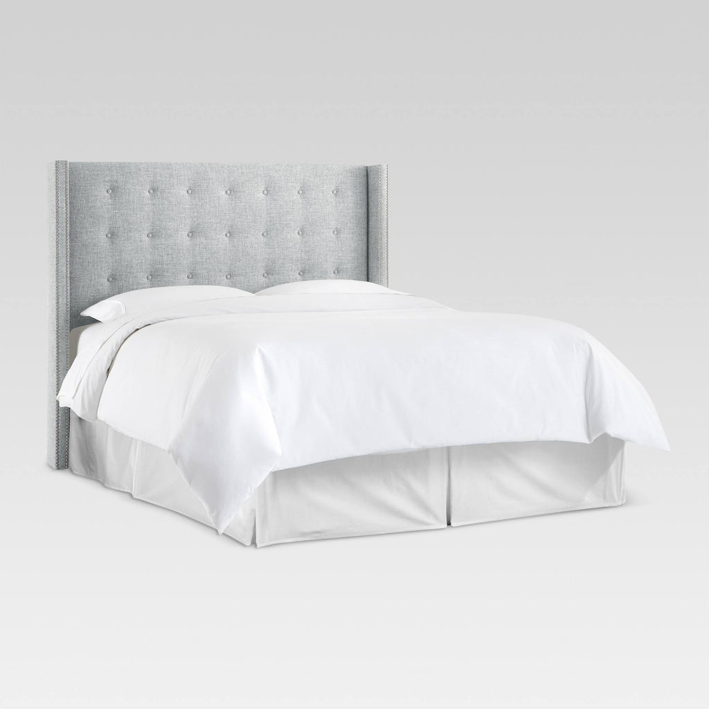 California King Tufted Wingback Headboard U612