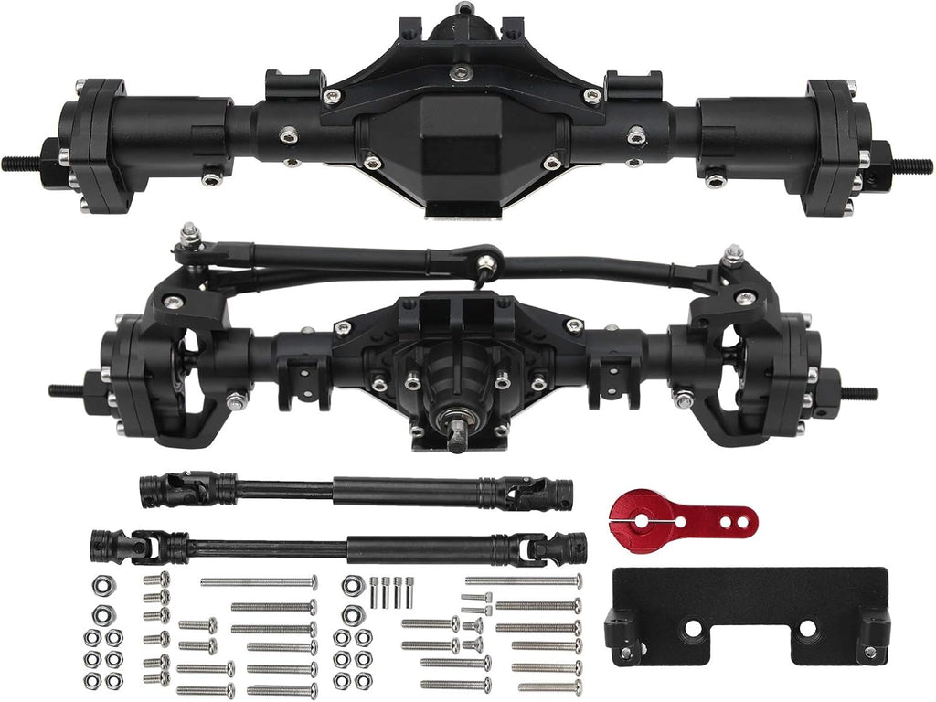 RC Car Axle Front Rear Axle Assembly (Black) K398