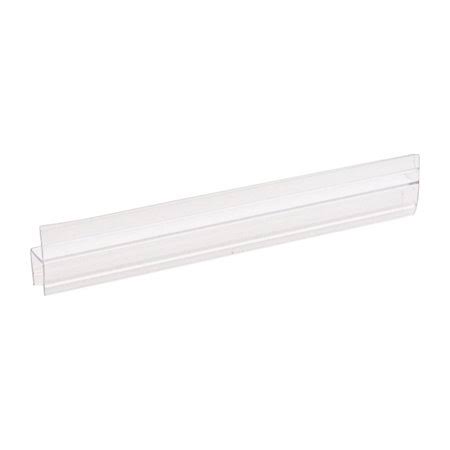 Polycarbonate One Piece Strike and Door H-Jamb with Vinyl Insert for Glass R90935