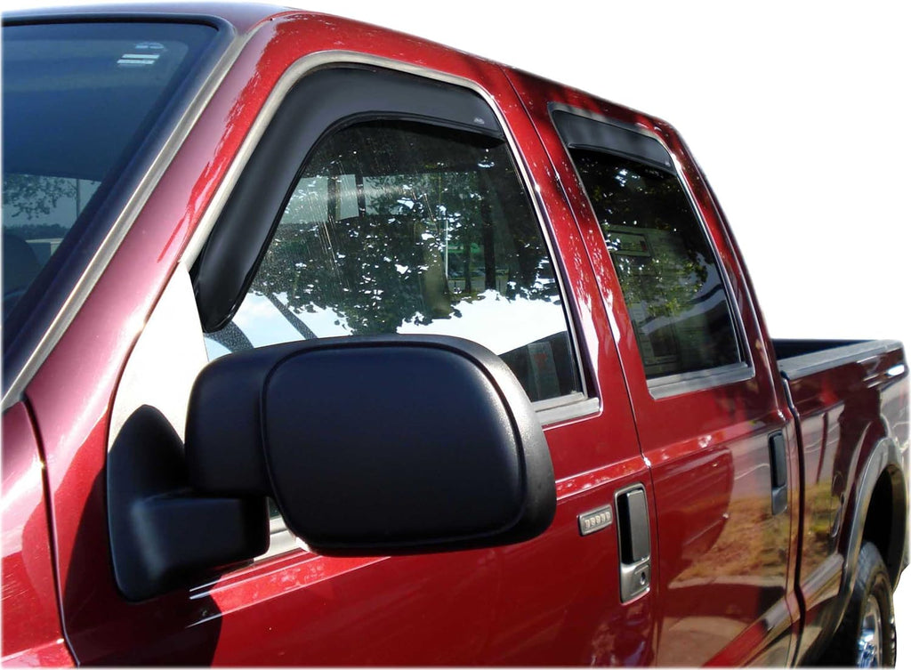 4-Piece in-Channel Side Window Deflector for Ford F-250 to F-550 Super Duty F9543
