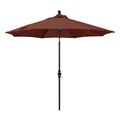 9-Foot Black Aluminum Market Umbrella D796