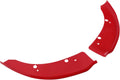 Red Front Bumper Lip Splitter Protector Pack of 2 W698