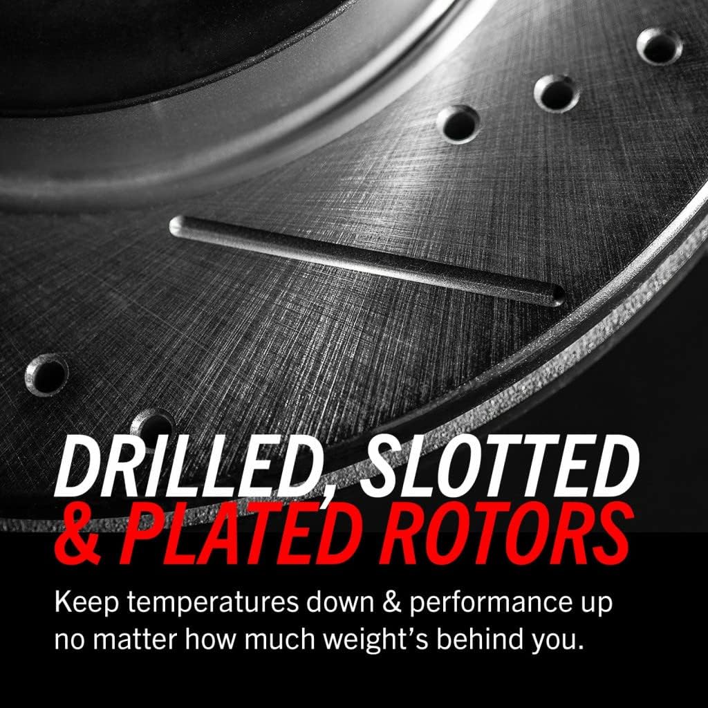 Front Evolution Drilled & Slotted Brake Rotor M446198