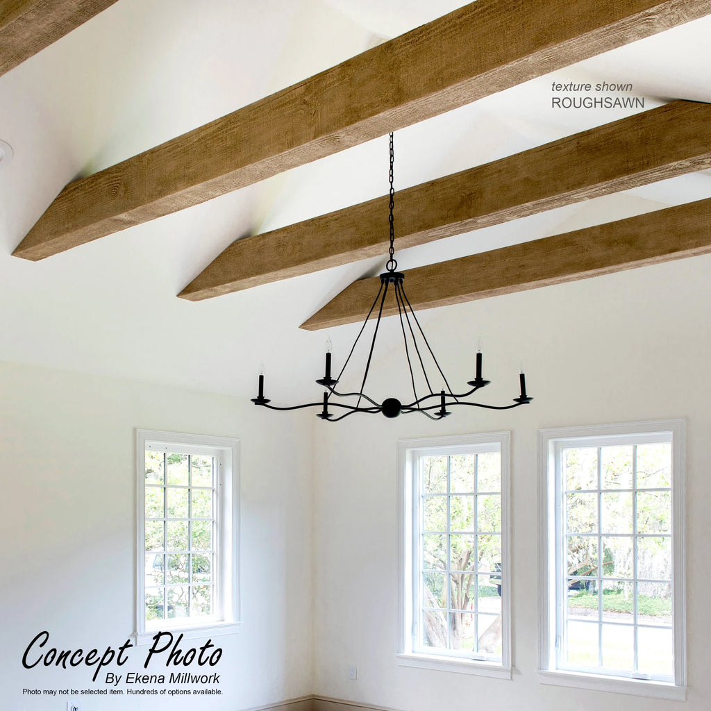 12"W x 4"H x 16'L Faux Wood Ceiling Beam J6269