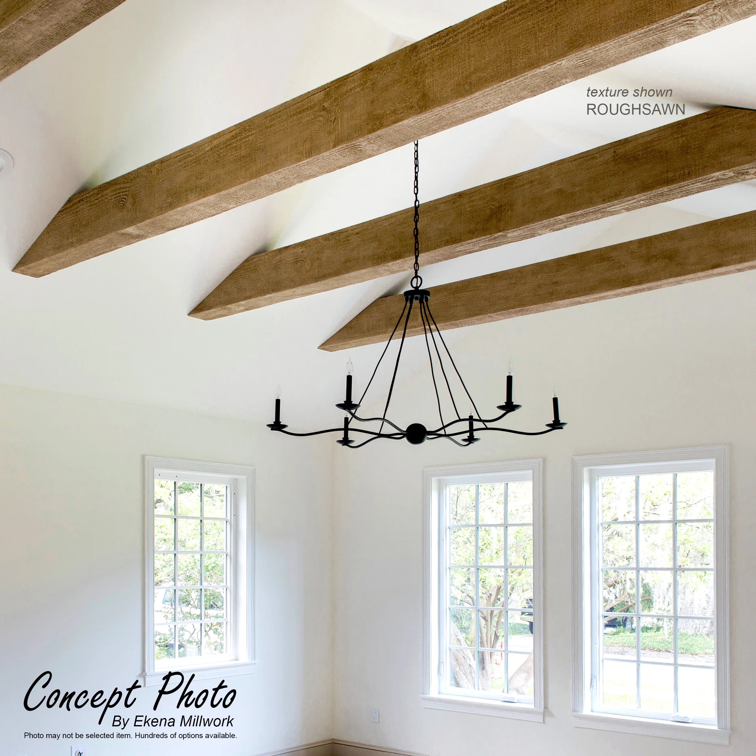 12"W x 4"H x 16'L Faux Wood Ceiling Beam J6269
