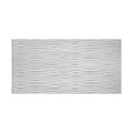 Matte White Horizontal Wall Panel M6508