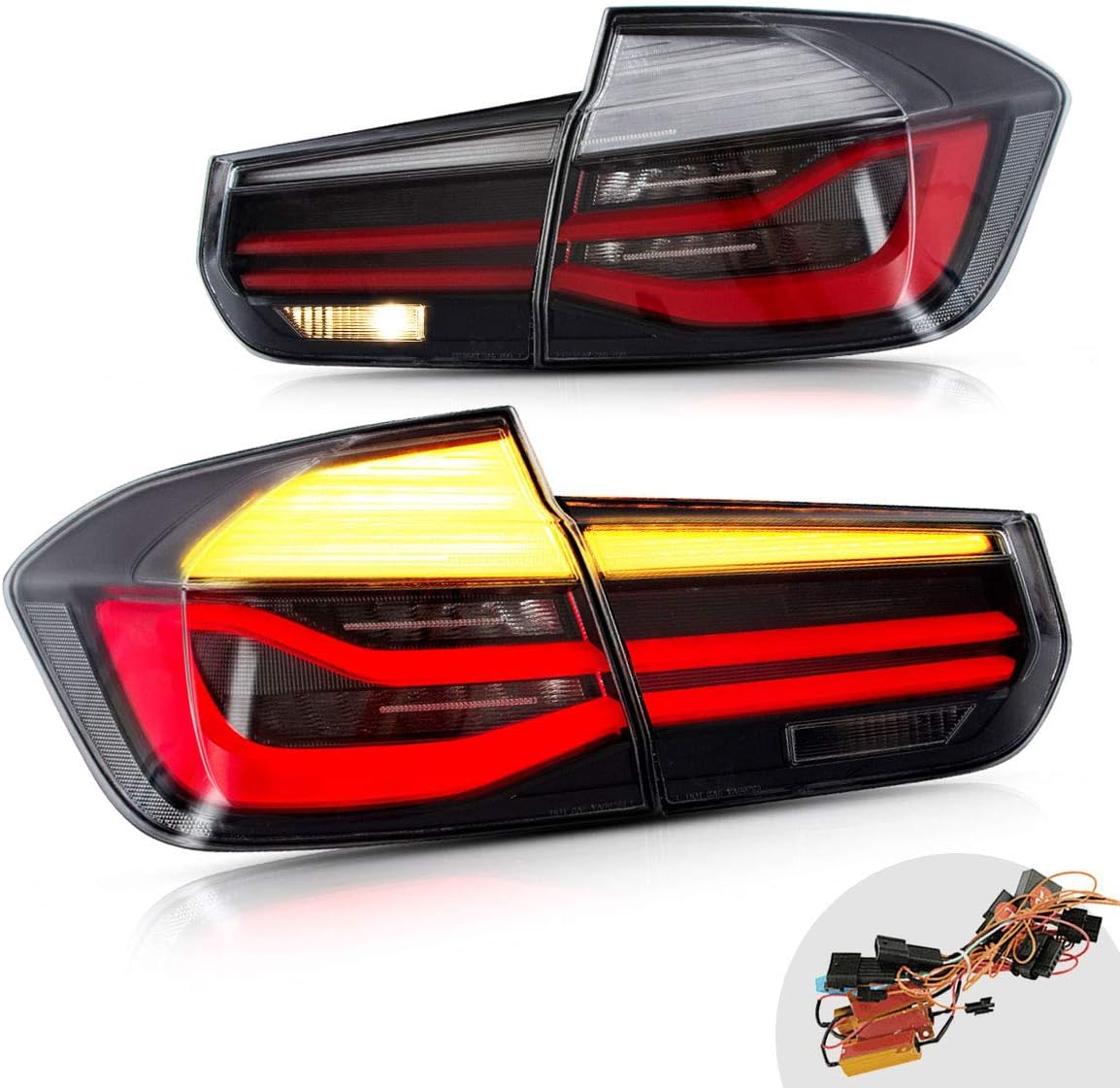 LED Sequential Smoked Tail Lights for BMW F30 Sedan 2013-2018 N48315