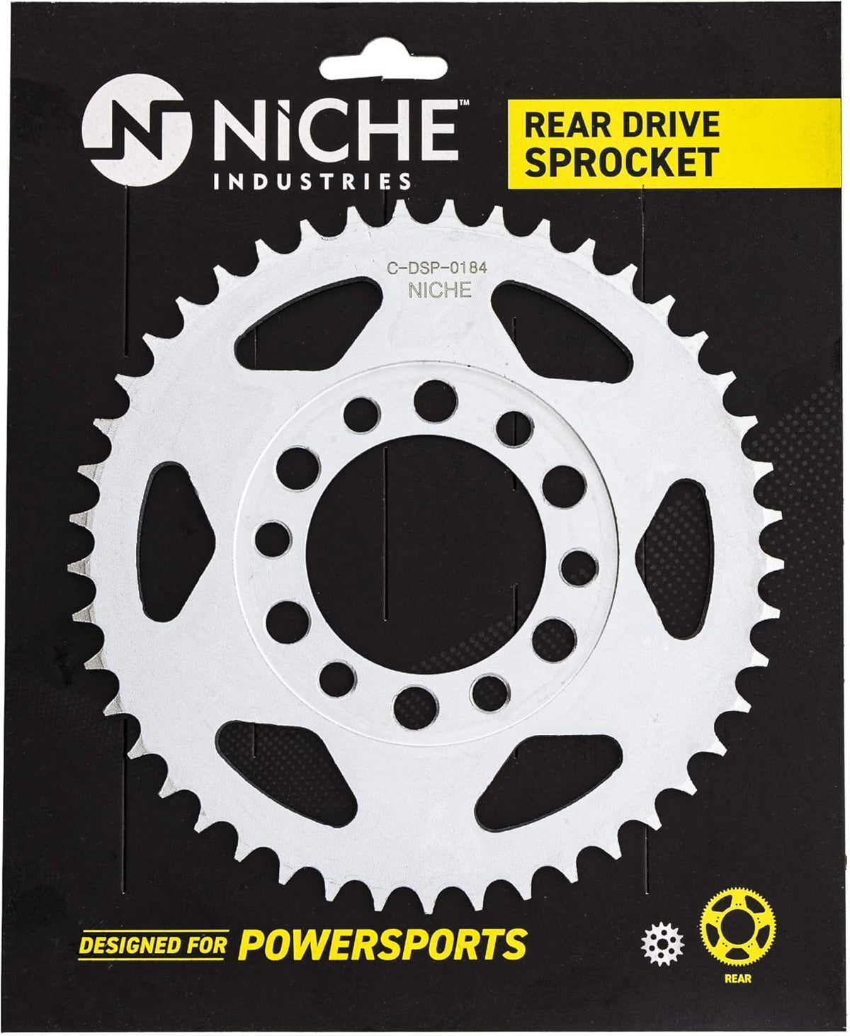 Drive Sprocket Chain Combo Front 14 Rear 45 Tooth 428HZ Standard 120 Links Pack of 2 O603