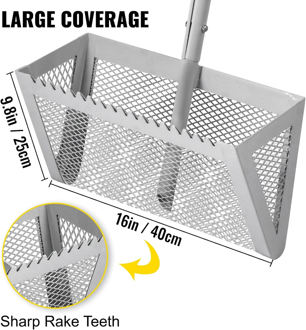 Iron Lake Weed Rake with Detachable Pole and Net V400055
