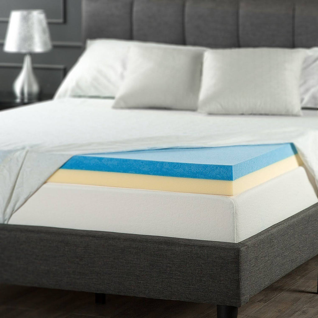 Gel Memory Foam Mattress Topper Full M165694