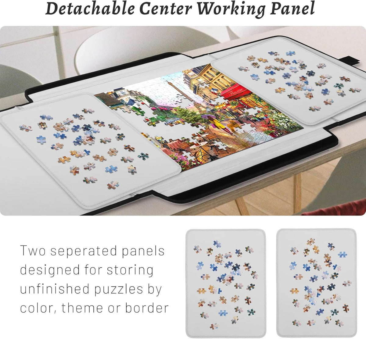 Black 1000 Piece Puzzle Storage Board L99282