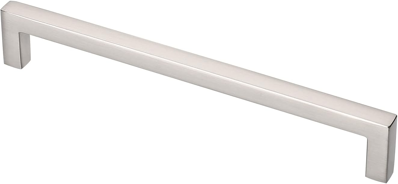 Flat Black 5 Inch Cabinet Drawer Handle Pulls 10 Pack S61700