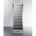 24 in. Freestanding Wine Cooler with Glass Door, Black - 171 Bottle C30612