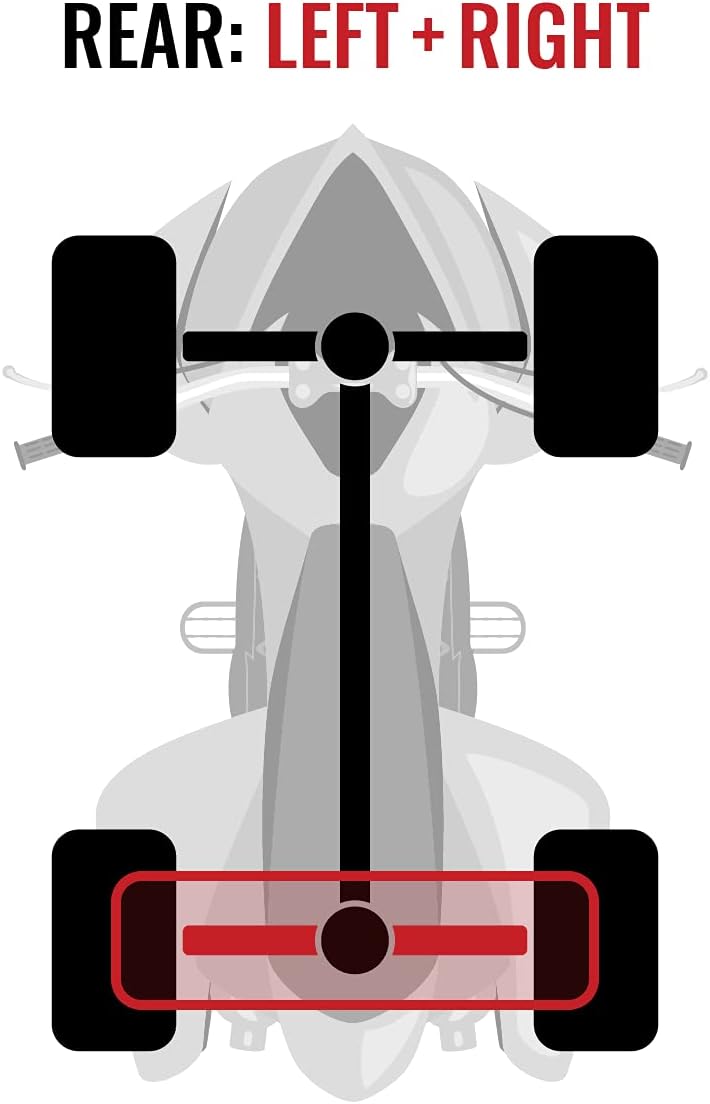 Rear Left Right Axles XT Pair for Polaris 800 Sportsman 4X4 A7411