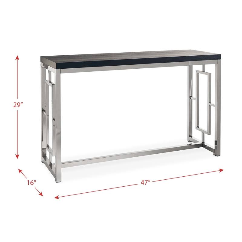 3PC Occasional Table Set in Chrome B9705