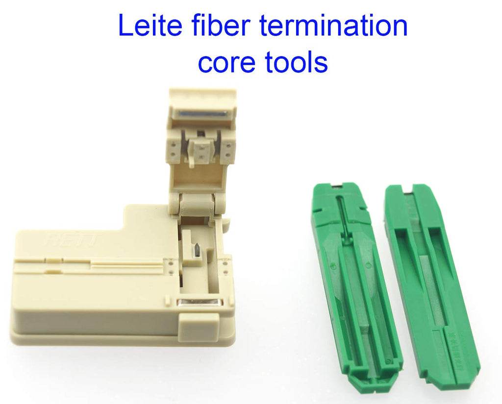 100pcs Fiber Optic Quick Connector with Matched Tools, Single Mode SM 9/125 Mechanical Fast Connectors, Pack of 2 U42046