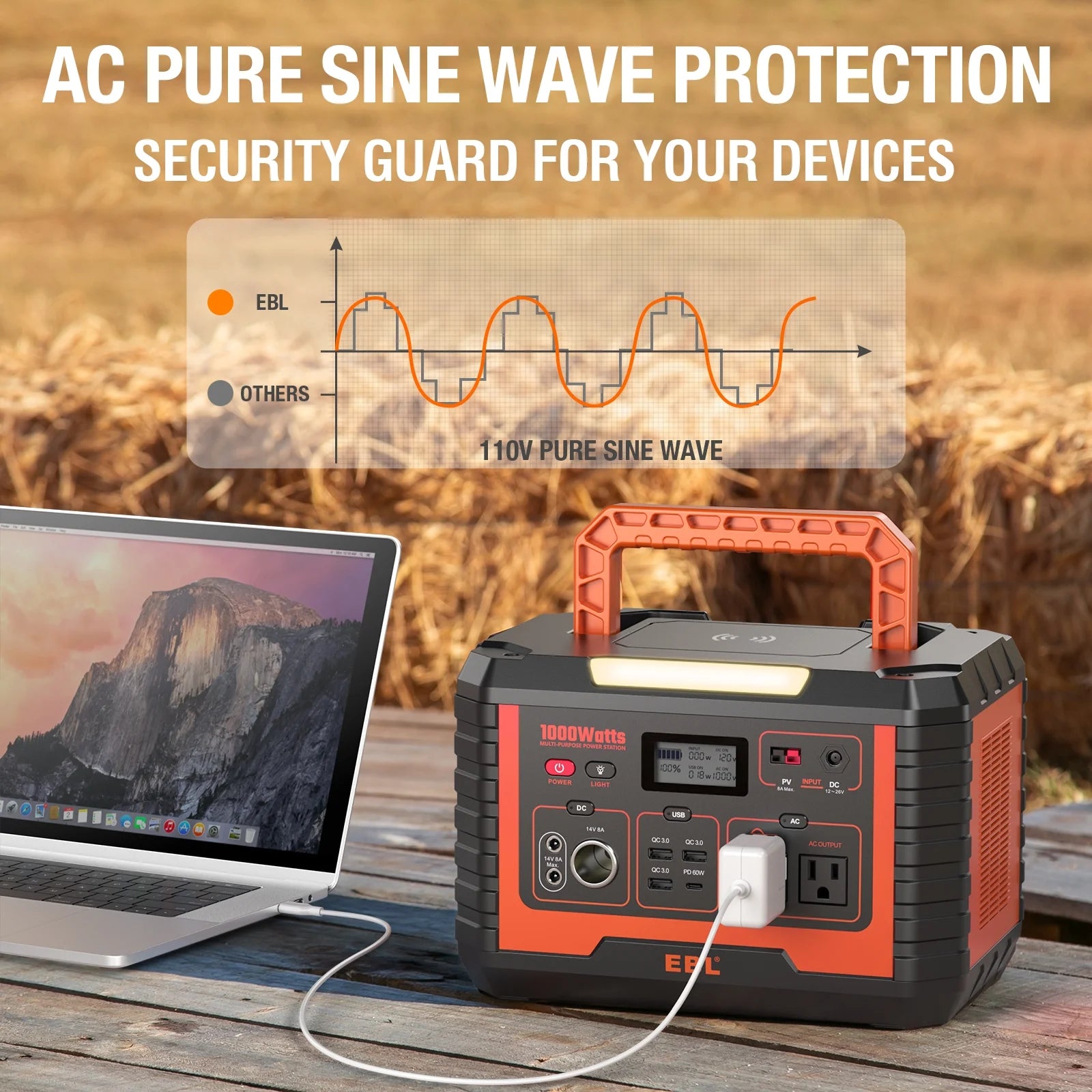 1000W Portable Solar Power Station V864710