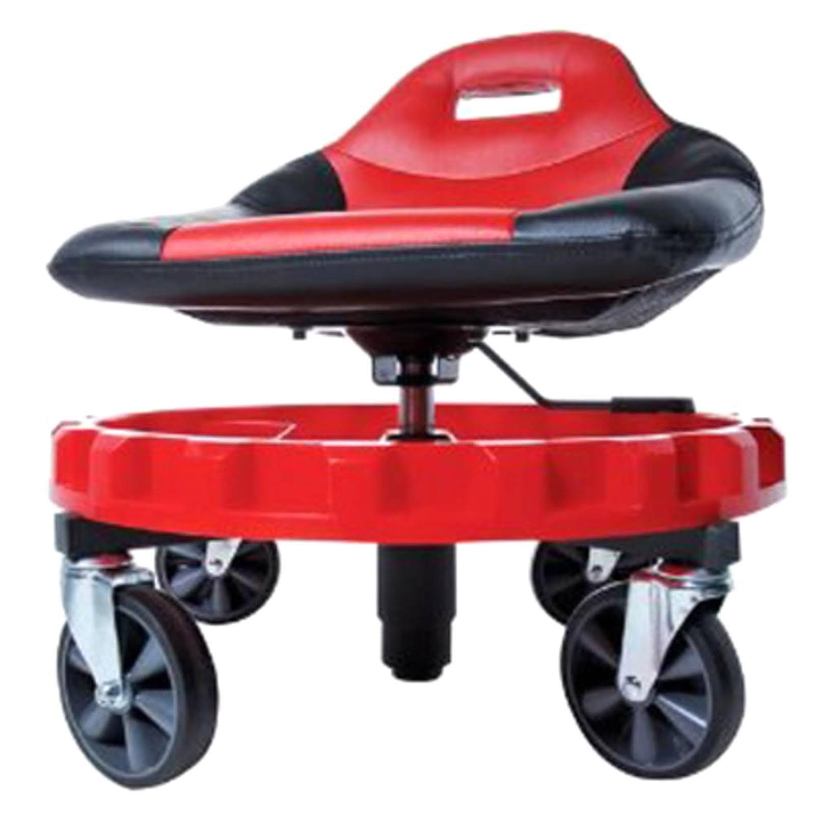Mechanics Garage Shop Stool Rolling Chair with Storage Tray U8143