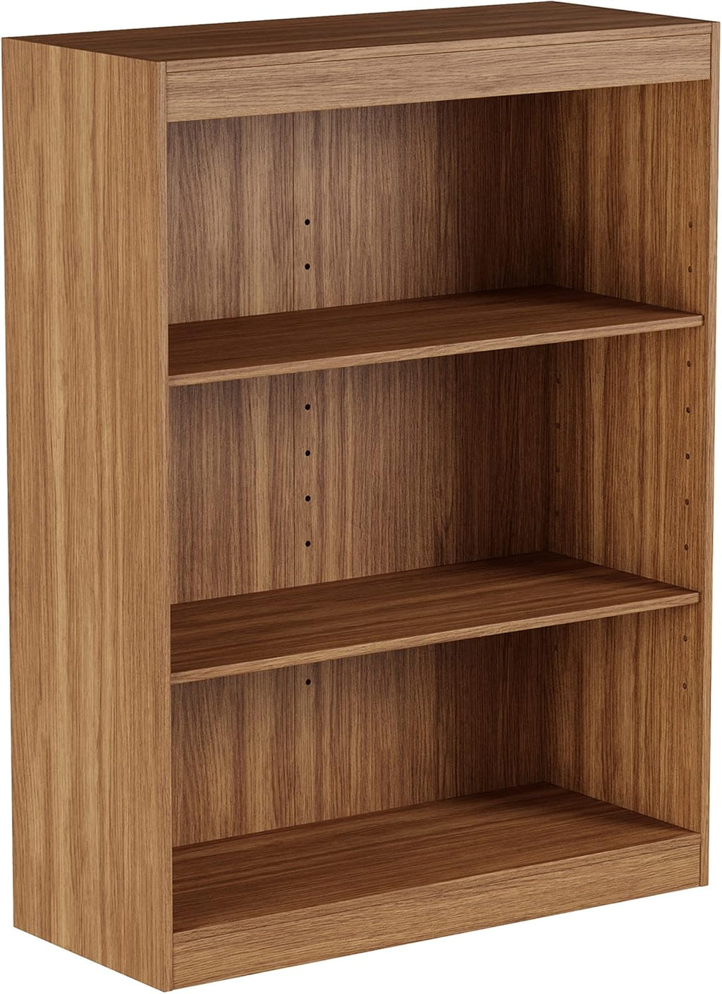 Brown Woodgrain 4-Shelf Bookcase N220