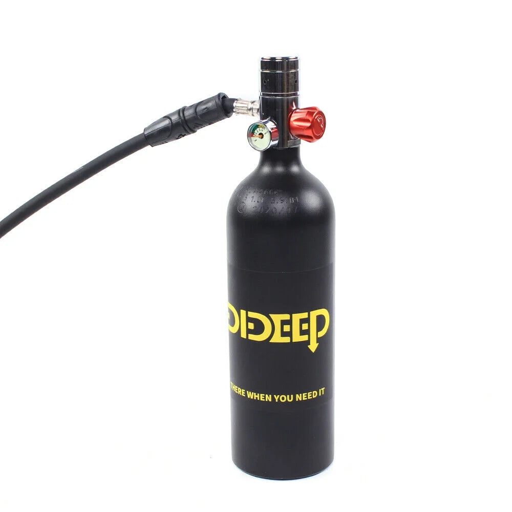 Mini Scuba Diving Air Tank Kits 1.0L Oxygen Tank Pump Equipment Y6016