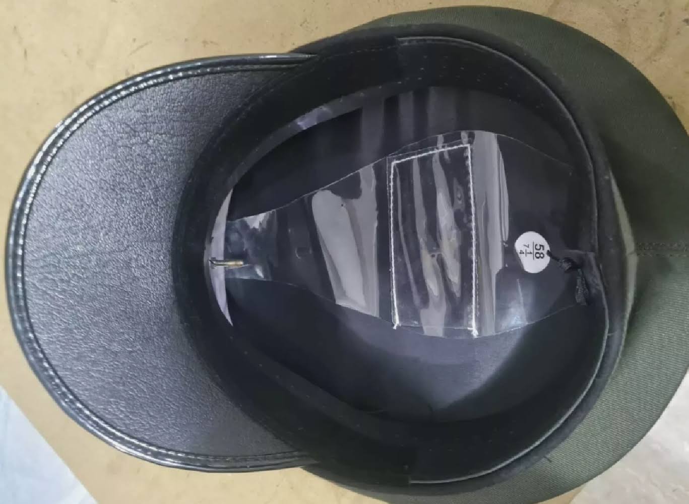 Green Visor Hat Cap Cover E498309