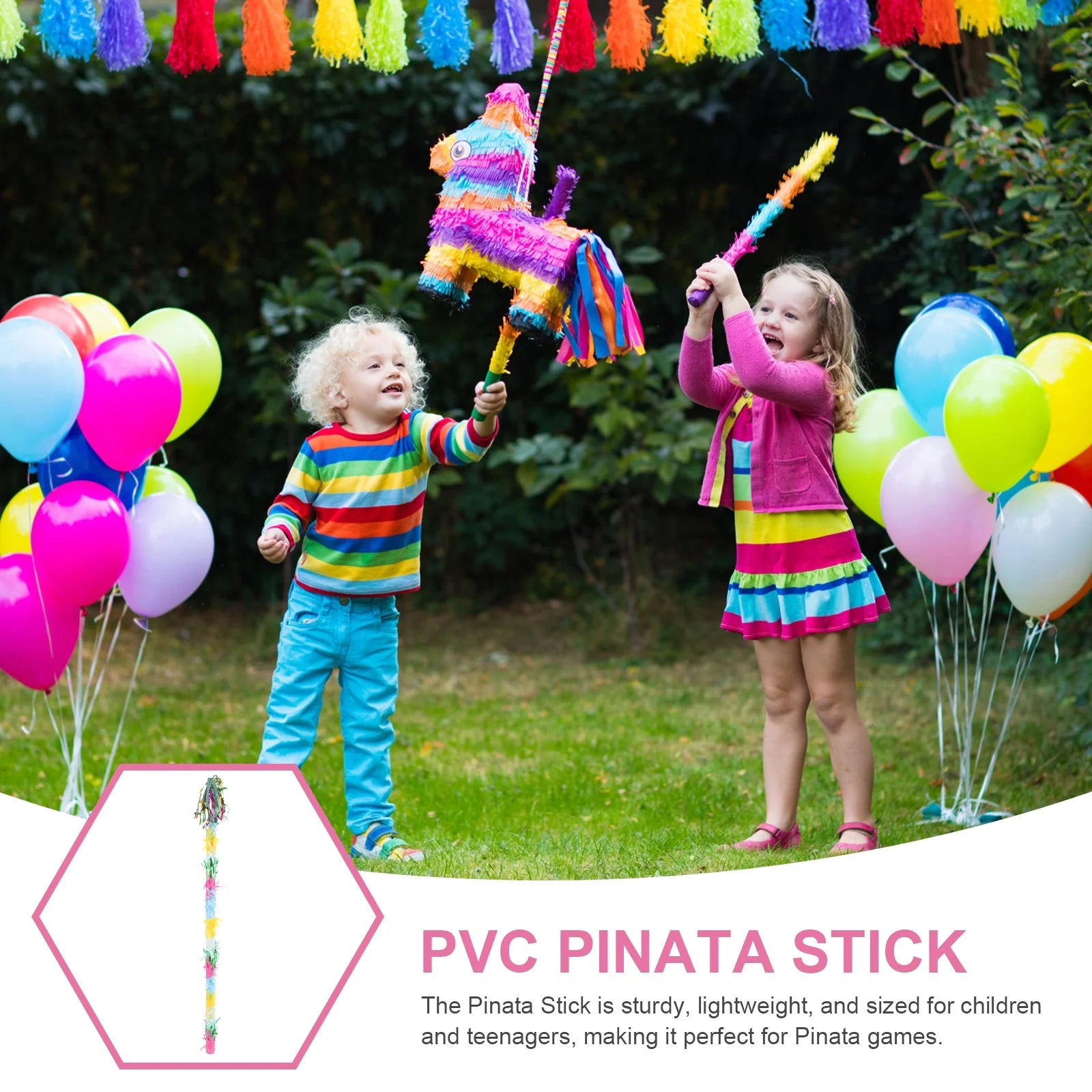 Pinata Whacking Stick Party Game Y45747