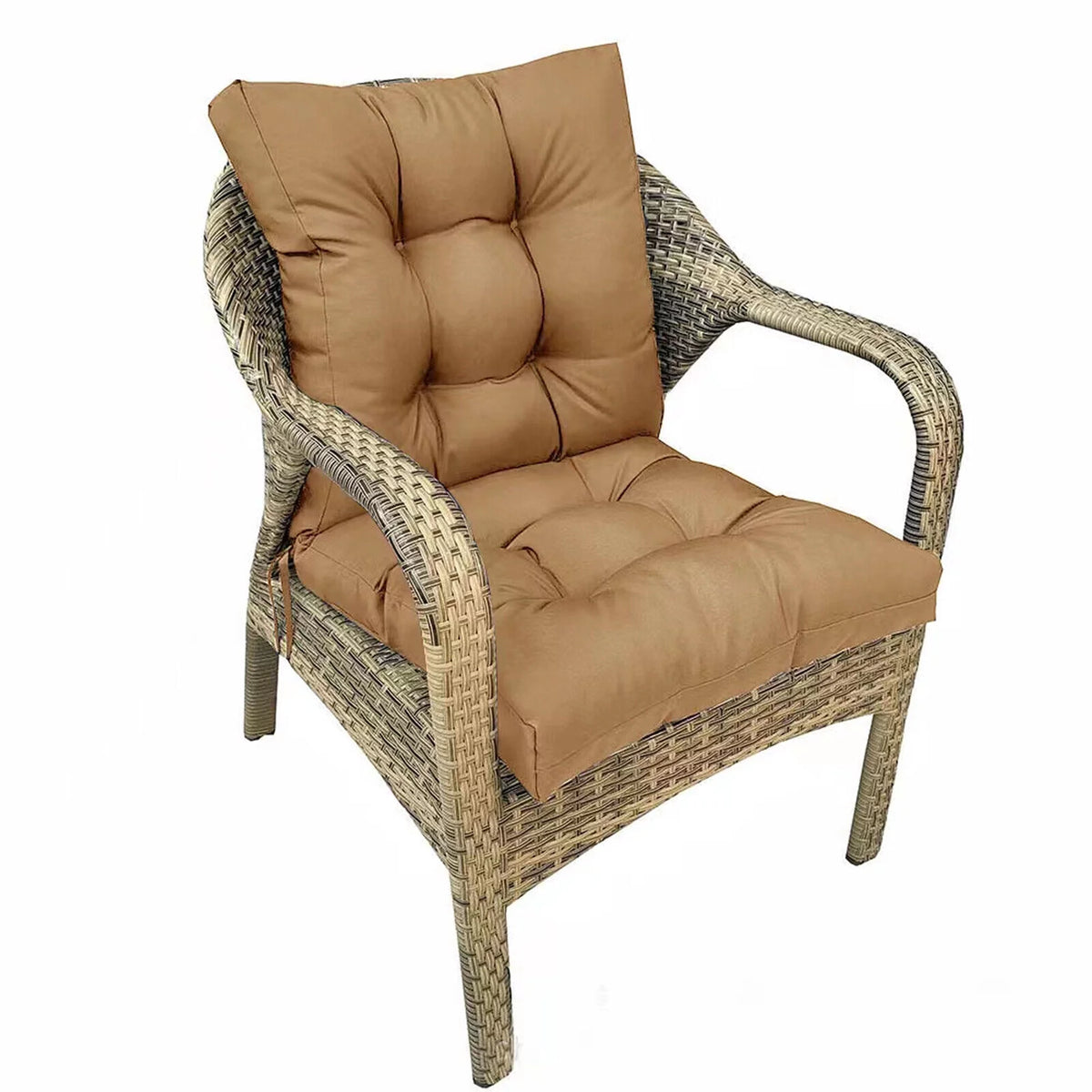 Light Brown Outdoor Seat Cushion X92177