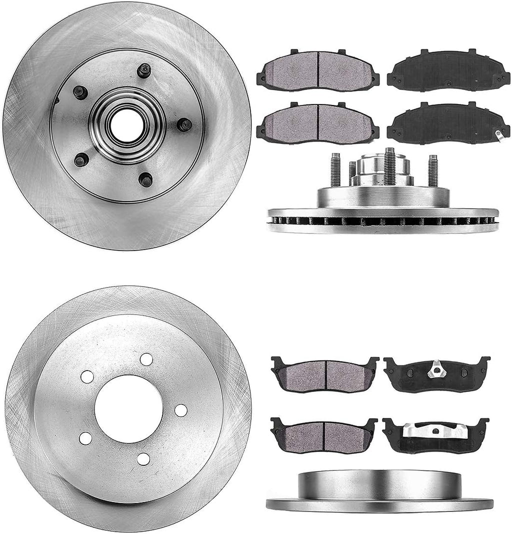 5 Lug Rotors and Metallic Brake Pads F463