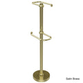 Satin Brass Free Standing Toilet Tissue Stand U206