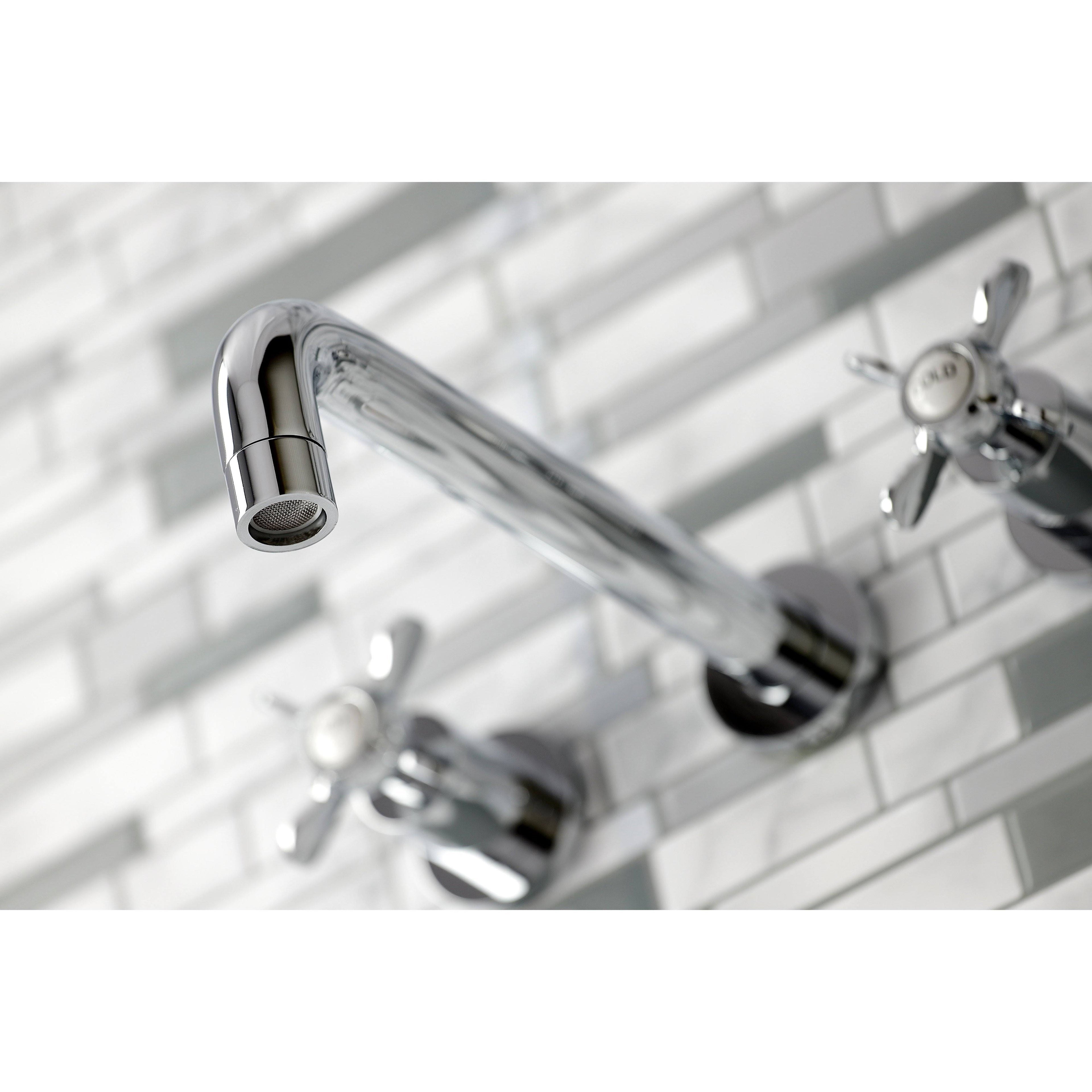 Polished Chrome Wall Mount Tub Faucet P630549