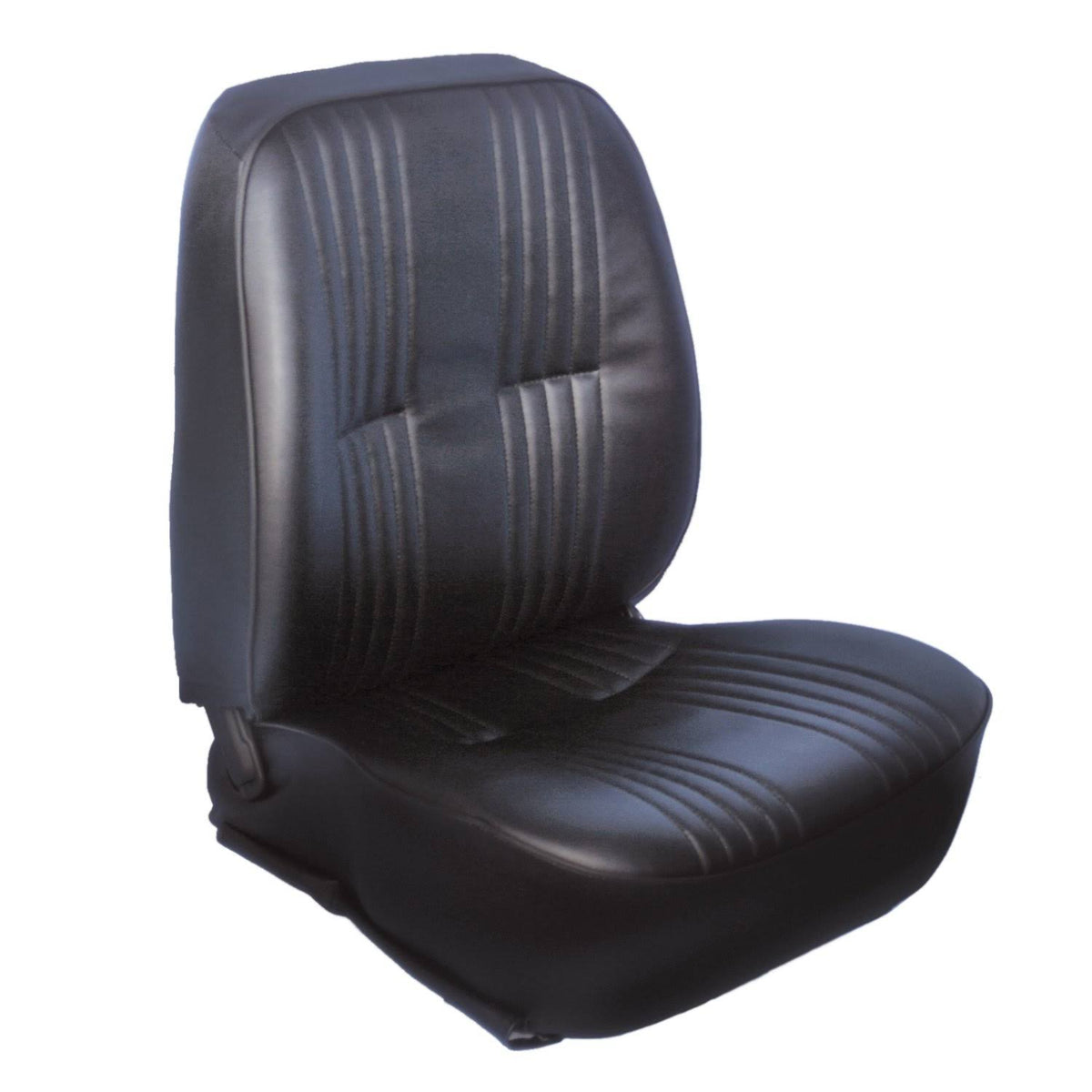 Lowback Black Vinyl Right Recliner Seat T356