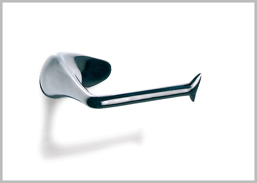 Polished Stainless Steel Toilet Paper Holder T976