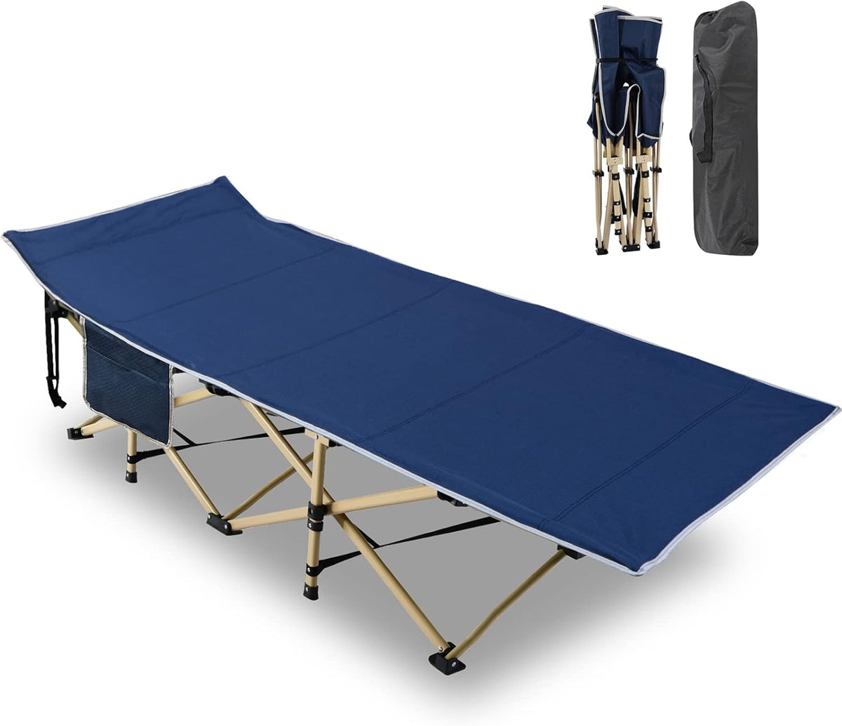 Double Layer 1200D Folding Camping Cots with Carrying Bag N667