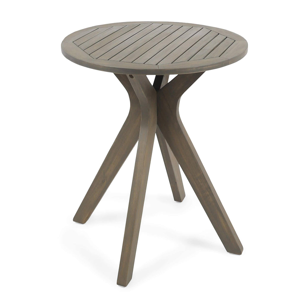 Grey Acacia Wood Bistro Table E14141