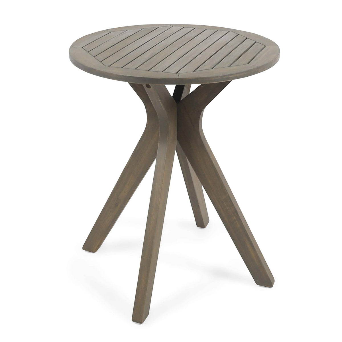 Grey Acacia Wood Bistro Table E14141