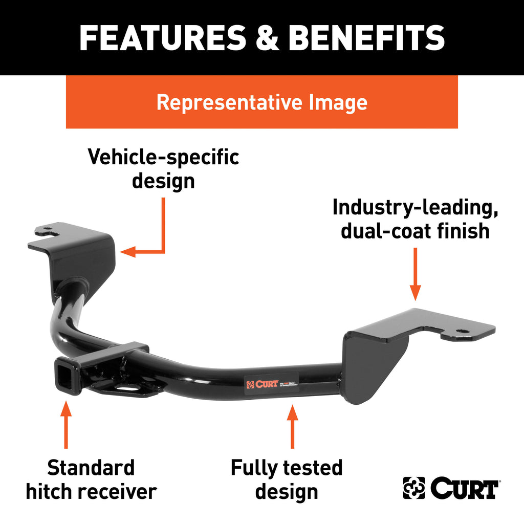 Class 1 Trailer Hitch with Ball Mount M5504