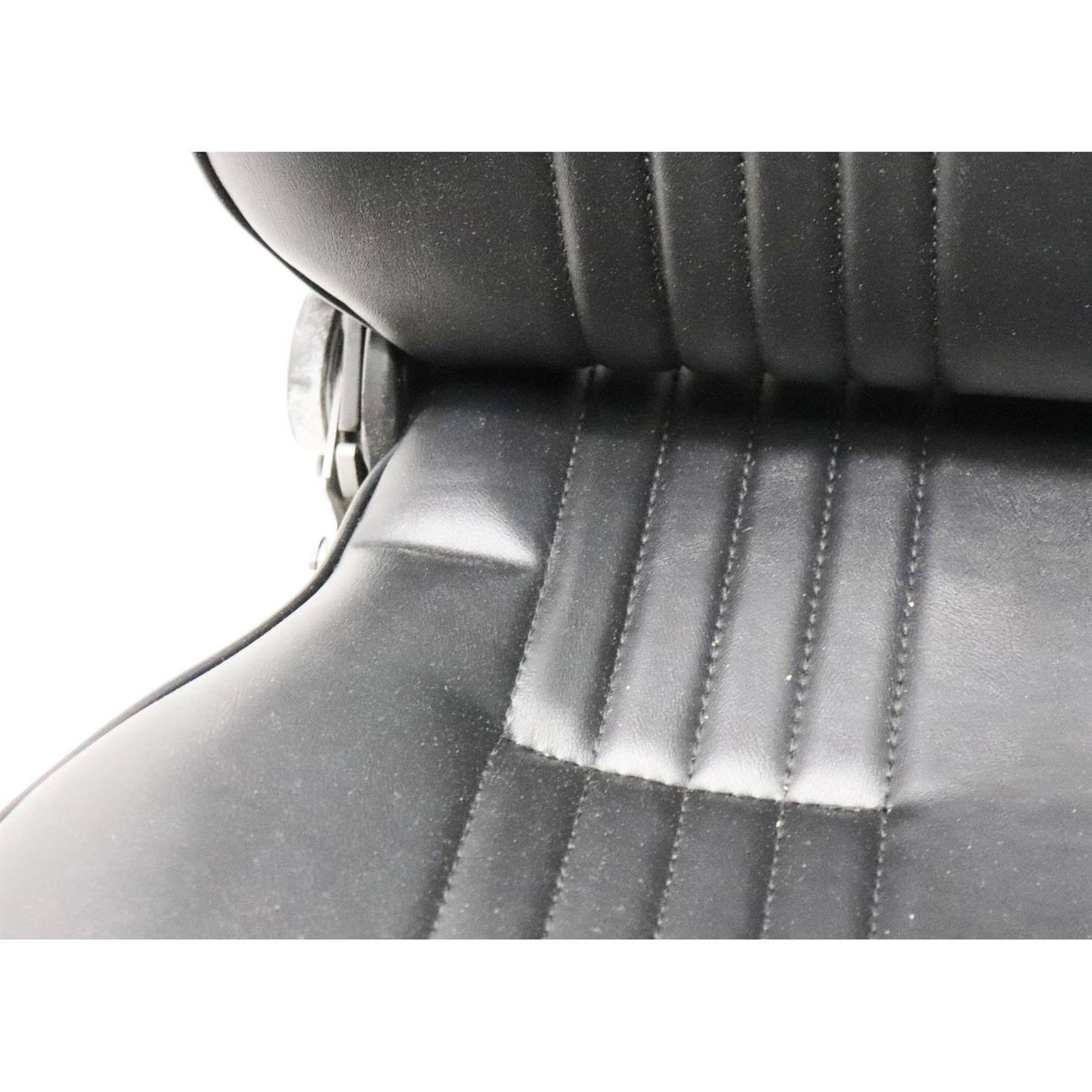 Lowback Black Vinyl Right Recliner Seat T356