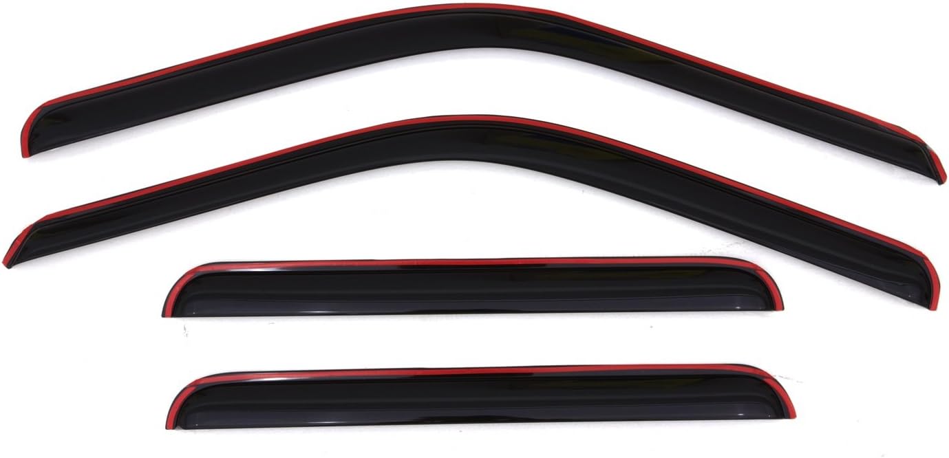 4-Piece in-Channel Side Window Deflector for Ford F-250 to F-550 Super Duty F9543