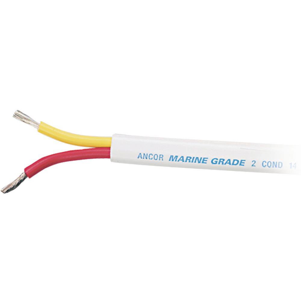 14/2 AWG 100& Red/Yellow Round Duplex Cable X14308