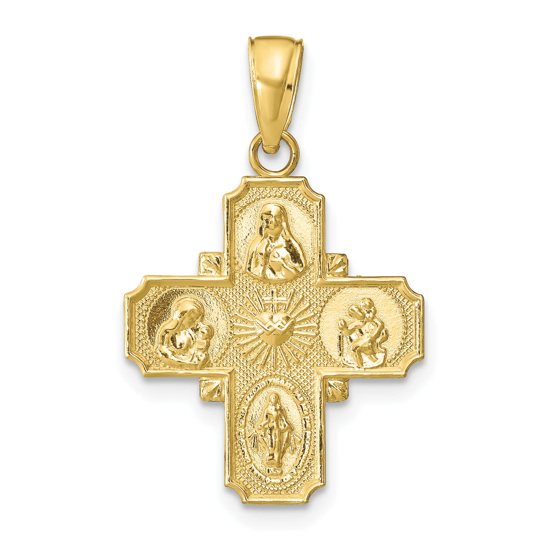 10K Yellow Gold Medal Pendant A911523