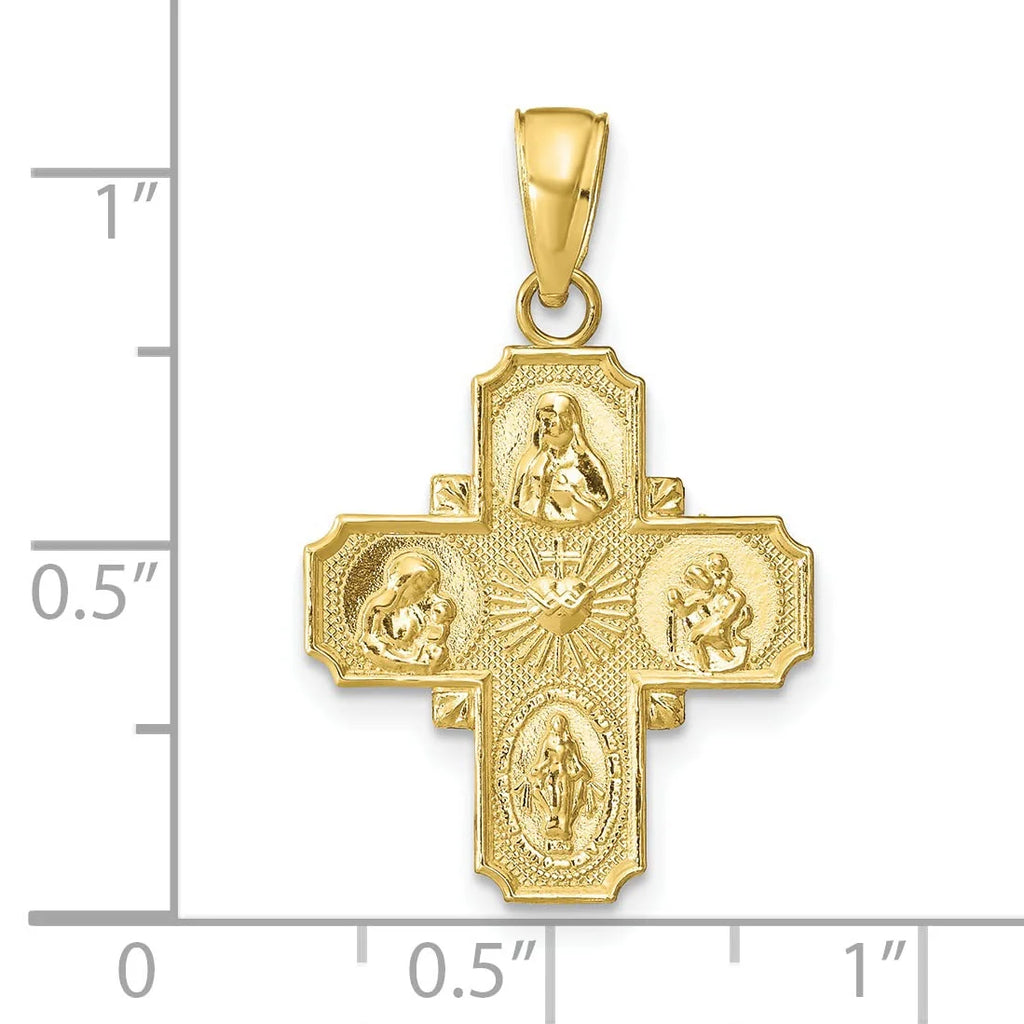 10K Yellow Gold Medal Pendant A911523