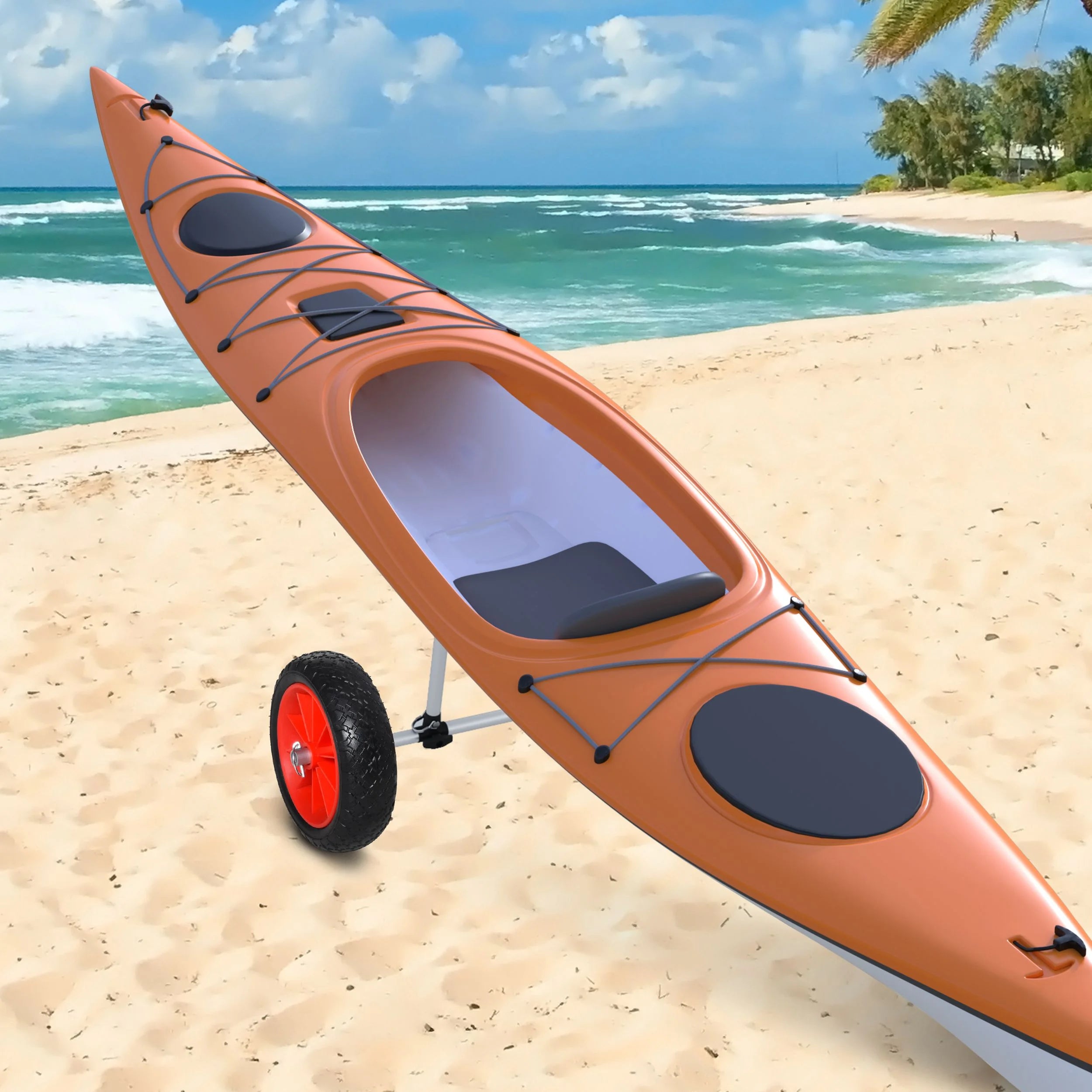 Kayak Cart with Aluminum Frame and Large Tires D146