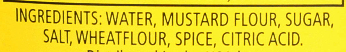 6 per Case Squeezy Mustard G317