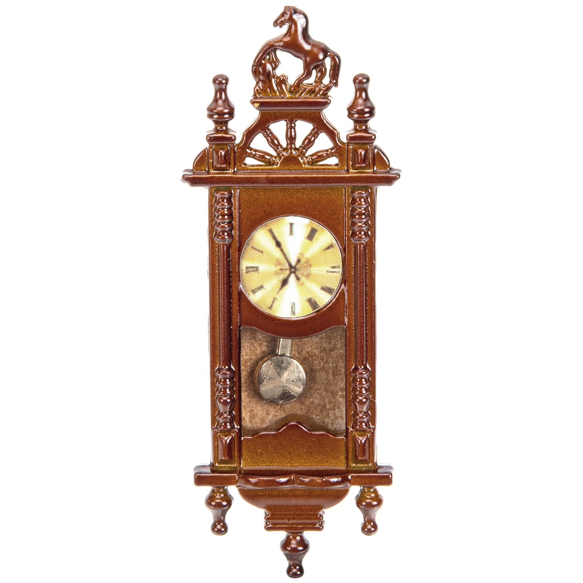 Metal Dollhouse Hanging Clock Toy Doll Furniture E4207