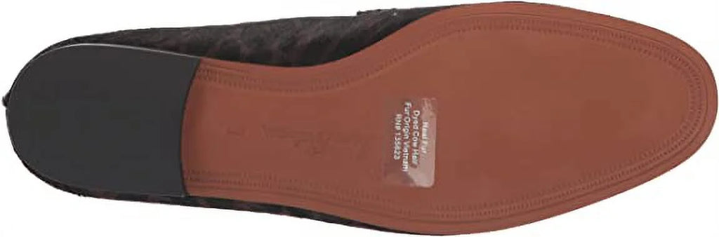 Brown Leopard Multi Almond Toe Stacked Heel Wide Loafers K307065