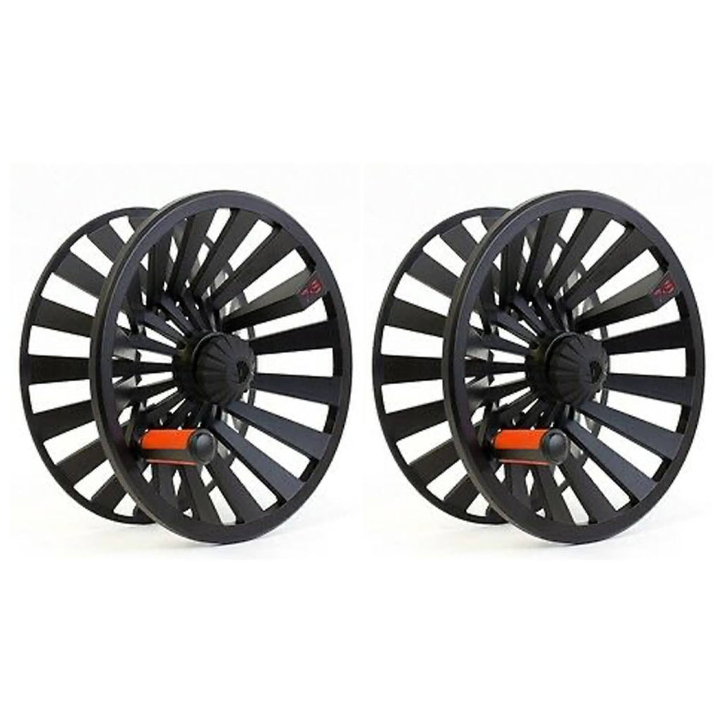 Black Die-Cast Fly Fishing Reel Spool (2 Pack) X110