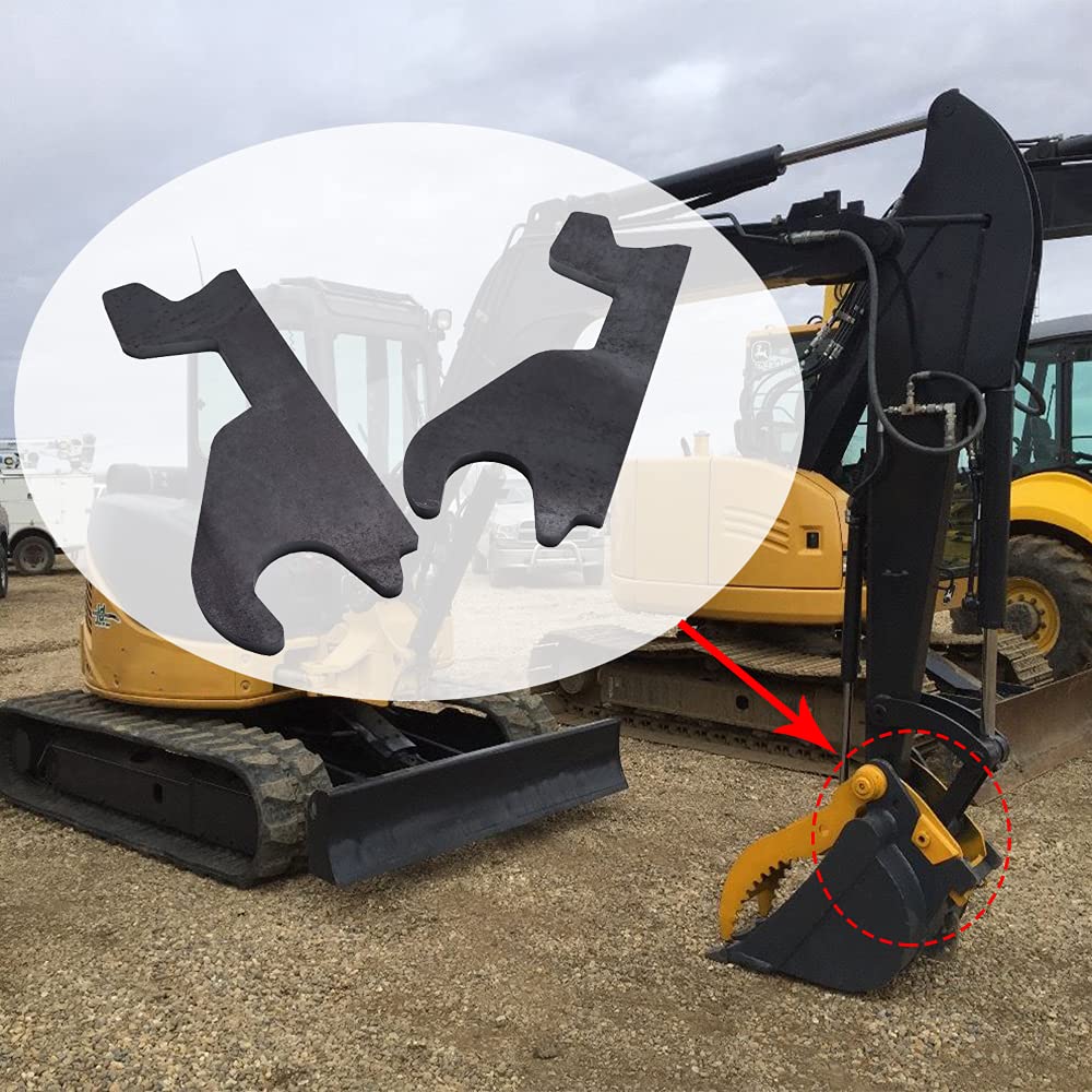 Excavator Quick Attach Bucket Ear Attachment Pack of 2 A285467