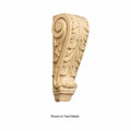 Brown Wood Acanthus Corbel E296915